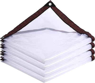 Transparante Afdekking - Regenhoes Folie - Tuin Terras Bescherming - Duurzaam Weerbestendig - 210 x 710 cm - Transparant