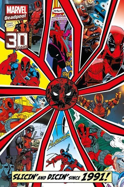 Deadpool Shattered - Maxi Poster