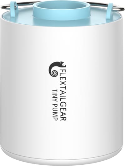 Flextail Gear - luchtbed pomp - Tiny Pump - Oplaadbare luchtbedpomp - vacuümzuigen - 2-in-1 Blauw