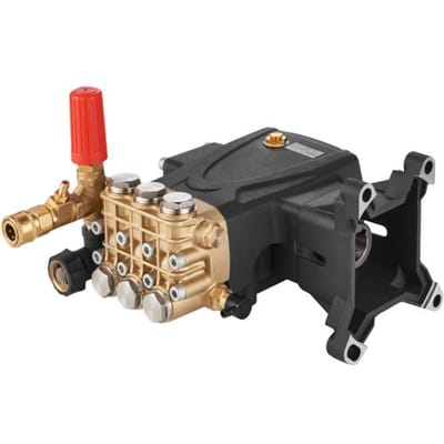 VEVOR hogedrukreiniger vervangingspomp, 25,4 mm as, horizontale triplex plunjer, 303 bar, 15 l/min debiet, hogedrukreinigerpomp, ideale oplossing voor het verhogen van de waterdruk
