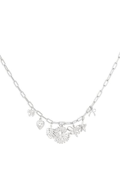 Botanical bliss ketting Zilver