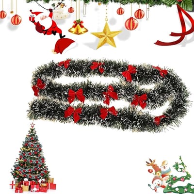 Sfeervolle Kerstdecoratie Slinger voor Feestelijke Gelegenheden, Wreaths, Kerstboom Versiering en Verjaardagsdecoratie
