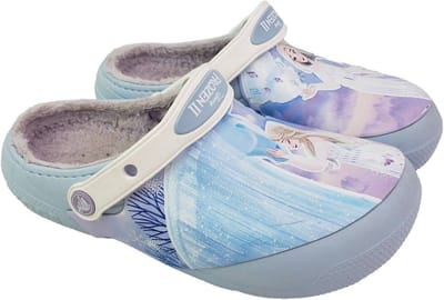 Crocs Frozen Editie Gevoerde Binnenkant Baby Blauw Maat 24/25 US C8