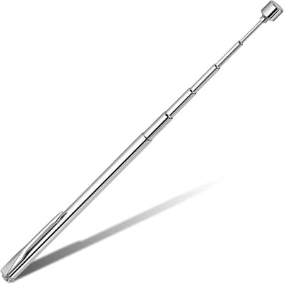 Telescopische Magnetische Stang van RVS, Sterke Lifter tot 64 cm voor Sleutels, Munten en Schroeven