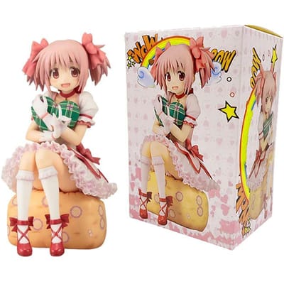 Aniem Puella Magi Madoka Magica Figurine Kaname Madoka Fille Magique PVC Figurines d'Action Anime Statue Périphérique Modèle de Dessin Animé Jouets