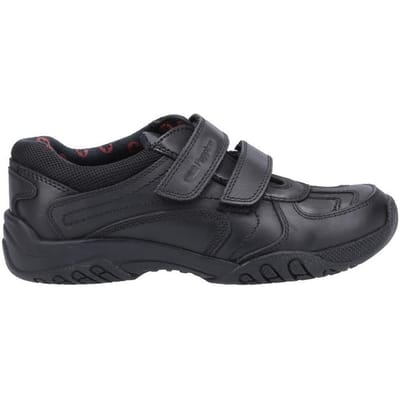 Hush Puppies Jongens Jezza 2 Leren Schoolschoenen (Zwart)