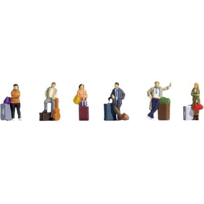 NOCH 15217 H0 Reizigers figuren Kant-en-klaar model