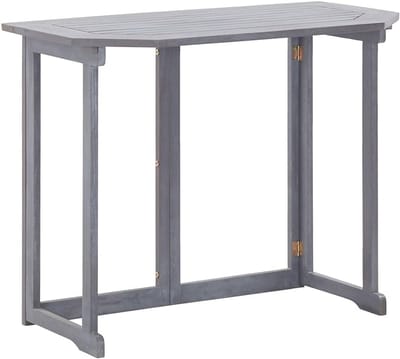 Inklapbare Massief Houten Balkontafel voor Buiten - Tuintafel en Salontafel