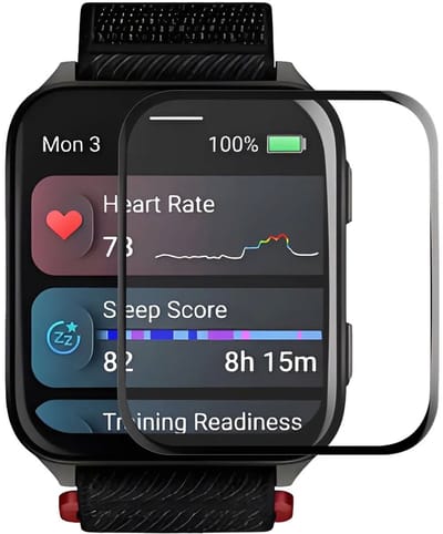 Screenprotector geschikt voor Garmin Venu X1 - Volledige Cover - Hoge Kwaliteit Screen Protector - PMMA - 1 stuks - TechDefend