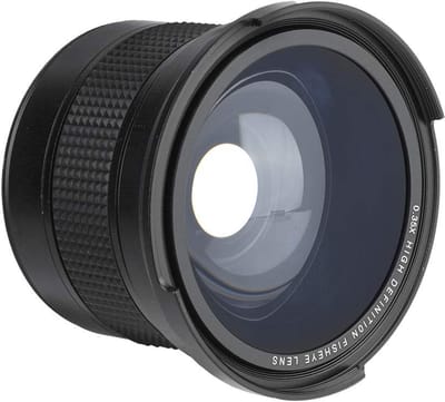 Allecto - Fisheye-lens - Camera Fisheye-lens - Hoogwaardige metalen behuizing - 58 mm - Uitstekende fisheye-fotografie - Geschikt voor spiegelrefle...