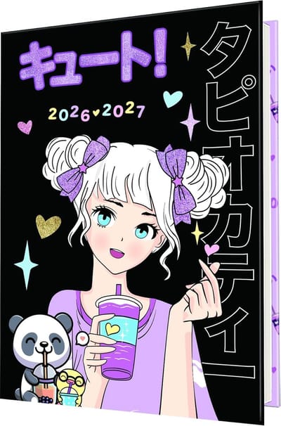 SnelShoppen - Schoolagenda 2026-2027 - 1 Dag per Pagina - Manga Collectie - Compact 12x17 cm - Perfect voor Studenten en Kinderen