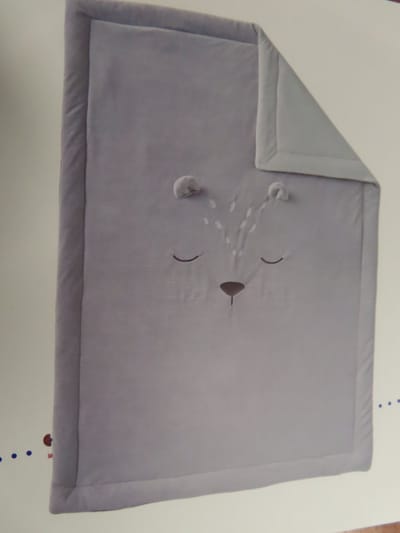 Veloudoux Kendi 100 x 140 cm deken, lichtgrijs