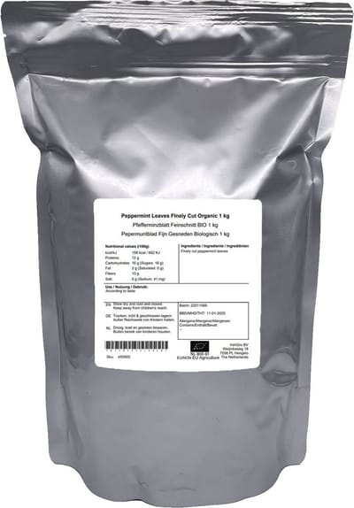 Pepermuntblad Fijn Gesneden - 1 Kg - Holyflavours