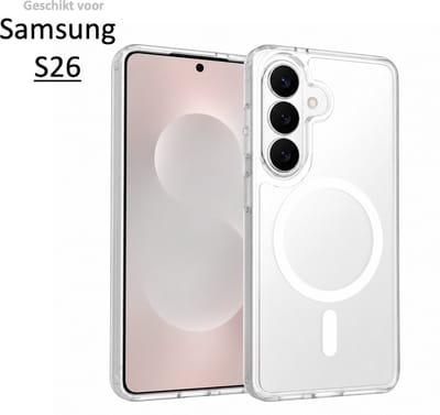 Brosendaal Hoesje - Geschikt voor Samsung Galaxy S26 – Transparant – Telefoonhoesje – Ondersteunt Draadloos Opladen – Ultradun en maximale Valbescherming