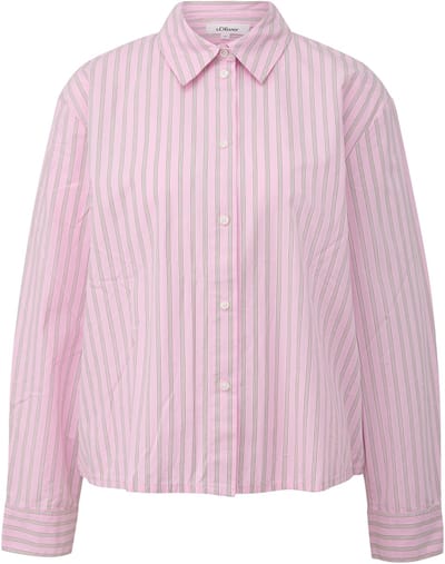 Casual fit blouse met elastische zoom. dames s.Oliver