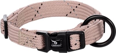 Flamingo - Hond Halsband Puppy Dolly Taupe XS 20-35cm 10mm