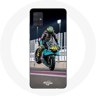 Hoesje - Valentino Rossi - Samsung Galaxy A51 - Flexibel - Bescherming - Motief motorracer