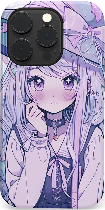 Casetastic Hoesje Geschikt voor Apple iPhone 14 Pro Magsafe - Stijlvolle Beschermende Duo-layer Case - Yume Meisje