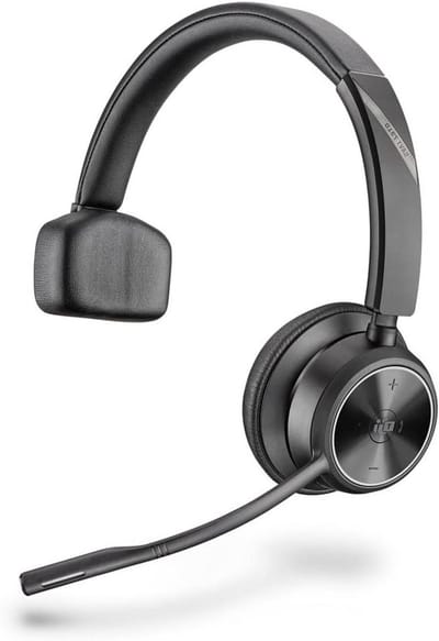 Reserve Headset - Draadloze Oortelefoon - Professioneel Gebruik - DECT Technologie - Enkel Oor - Zwart
