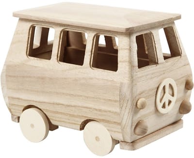 Creativ Company Wooden Mini Bus 17x10x13cm