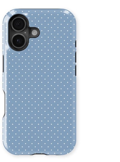 Micro Dots Tough Hoesje geschikt voor iPhone 17 | Geschikt Voor Mag | Stippen Motief Backcover geschikt voor iPhone 17 Sky Spark