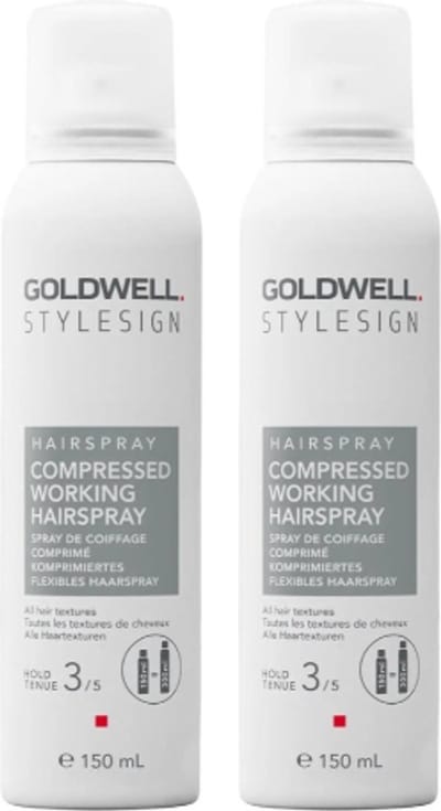 Goldwell Stylesign - Compressed Working Hairspray - voordeelverpakking - 2 x 150ml
