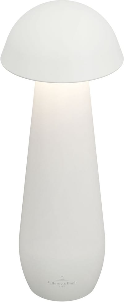 Villeroy & Boch tafellamp MODENA | 21cm| Wit| op accu