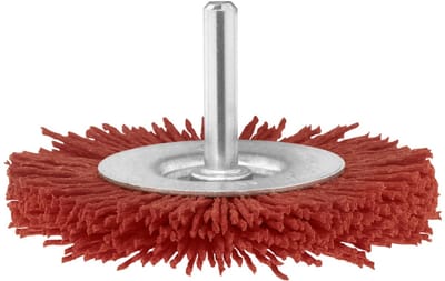 Bosch - Schijfborstels voor boormachines - nylondraad met korund schuurmiddel K80, 100 mm 100 mm, 1 mm, 4500 o.p.m.