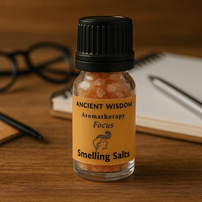 Aromatherapie Geurzout - Focus - Himalayazout, Pepermunt, Rozemarijn, Citroengras & Grapefruit - Reuk Zout