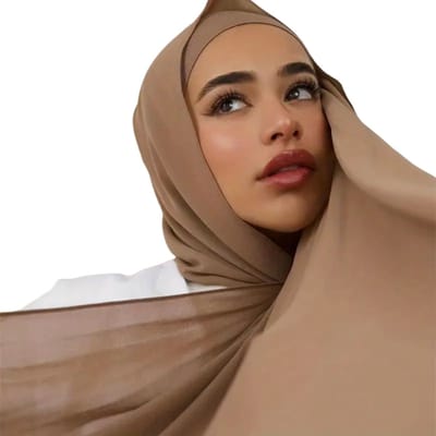 Bovista Hoofddoek - Hijab - Dames - Abaya - Sjaal - Islamitische Kleding - Moslim Kleding - Alhamdulillah - Beige