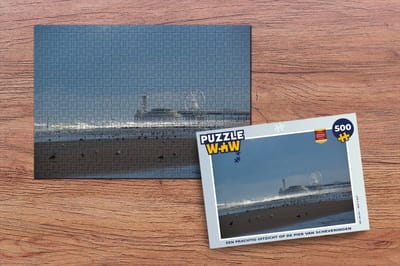 Puzzel Een prachtig uitzicht op de pier van Scheveningen - Legpuzzel - Puzzel 500 stukjes