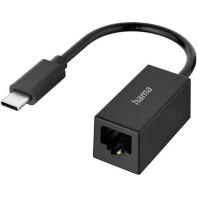 USB 2.0 Adapter [1x USB-C - 1x RJ45-bus] Hama Netzwerk-Adapter, USB-C-Stecker - LAN/Ethernet-Buchse, 2,5 Gigabit Ethernet 0 mm