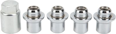 5-delige metalen wielslot set voor auto, hoge nauwkeurigheid, kort en anti-diefstal accessoires voor voertuigen