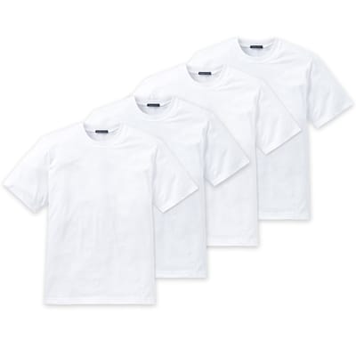 SCHIESSER T-shirt American T-Shirt Verpakking van 4