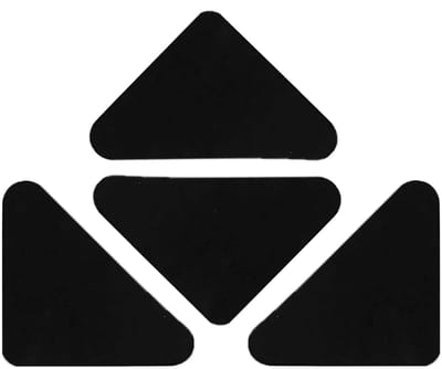 Dailygoods- Tapijtgrijpers 4-pack - Anti-krultangen - Griptechnologie - Voorkomt krullen - Voorkomt wegglijden - Geschikt voor laminaat/houten/tegelvloeren - Tapijtbevestiging