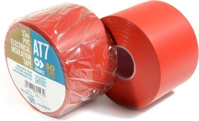 Advance AT7 PVC tape 50mm x 33m Rood