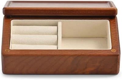 Sieraden Doos - Opbergkistje Hout - Juwelen Opbergen - Handgemaakt Ontwerp - 1 Stuk - Zwart