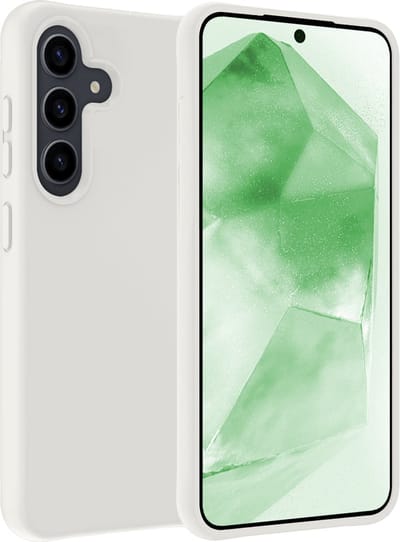 Hoesje Geschikt voor Samsung Galaxy A55 - Sterk & Shockproof - Hoes Cover - Siliconen Case - Wit