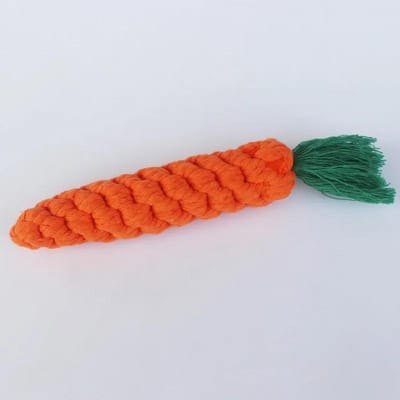 Jouets pour animaux de compagnie, jouets à mâcher pour chiots et chats, jouets en corde tressée sûre et durable pour chiens de taille moyenne et grande, cadeau fait main sain red