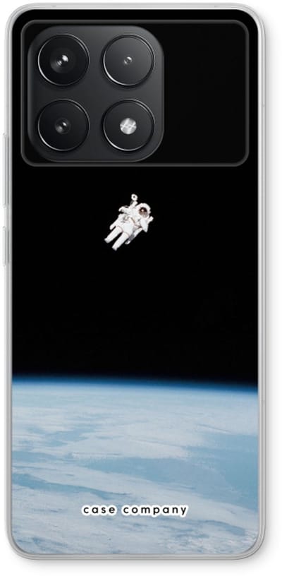 Case Company® - Hoesje geschikt voor Xiaomi Poco F6 Pro hoesje - Alone in Space - Soft Cover Telefoonhoesje - Bescherming aan alle Kanten en Schermrand
