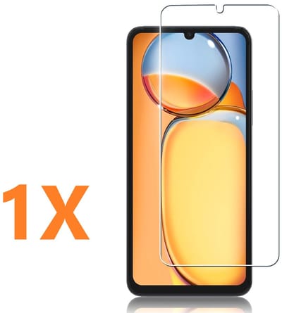 Screenprotector Glas - Tempered Glass Screen Protector Geschikt voor: Xiaomi Redmi 13C & Poco C65 - 1x