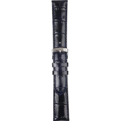 Morellato PMX062SAMBA PF Horlogebandje - Leer - Donkerblauw - 20 mm