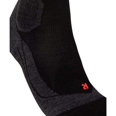 FALKE SK Wool met compressie wol functioneel materiaal compressie skisokken dames zwart - maat 39-42 W1