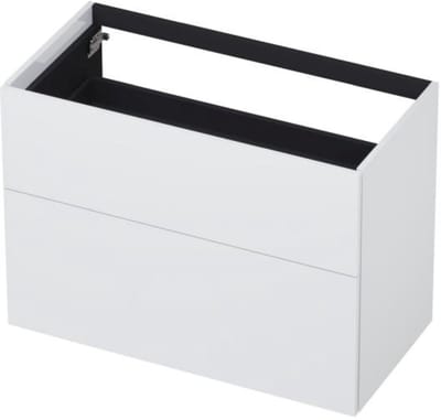 INK - Onderkast 2 Laden Push To Open 65cm Gelakt - 900x450x650 Mm - Hoogglans Wit