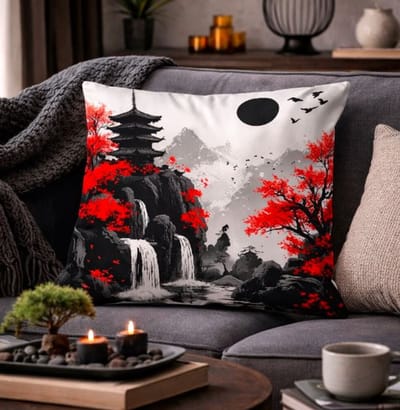 Japanese Serenity Collection Kussenhoes - 45x45 cm