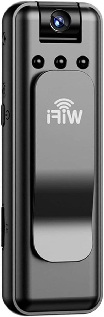 Draagbare Body Cam - Kleine Beveiligingscamera - Outdoor Activiteiten - Compact en Lichtgewicht - 10.8 x 8.5 x 4.2 cm