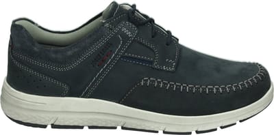 Josef Seibel - GIUSEPPE 04 - Vrije tijdsschoenenHeren veterschoenHeren sneakersCasual - Kleur: Blauw - Maat: 47