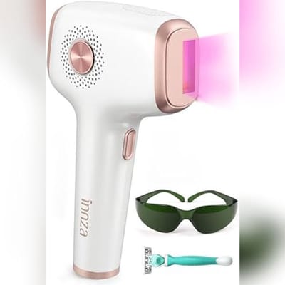 IPL Ontharingsapparaat met Koelfunctie – 999.999 Lichtpulsen – Pijnvrije IPL Ontharing – 9 Energieniveaus – Voor Lichaam, Gezicht & Bikinilijn – Voor Mannen & Vrouwen