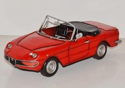 Maddeco blikken auto "spider veloce alfa romeo" (31x20x10)