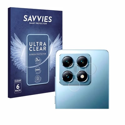Savvies - Screenprotector voor Xiaomi 14T (ALLEEN Camera Lens) - Folie Beschermfolie transparant 6 Stuks